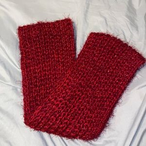 Thick knit scarf